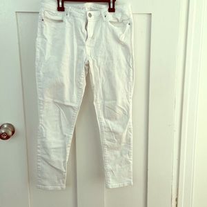 Chip & Pepper white ankle jeans